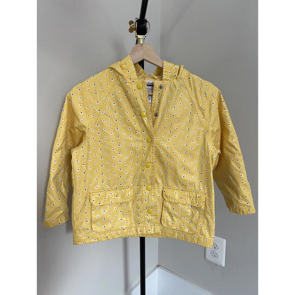Gymboree Other - Vintage Gymboree 1998 Yellow Floral Rain Coat, Spectator Line, 6-7 Years